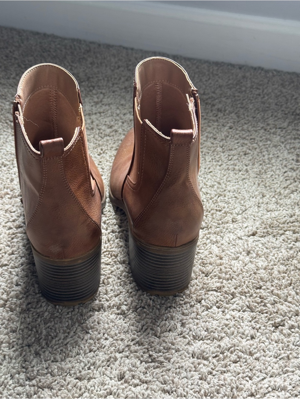 Life Stride Tan Brown Chelsea-Style Ankle Boots - Picture 4 of 4